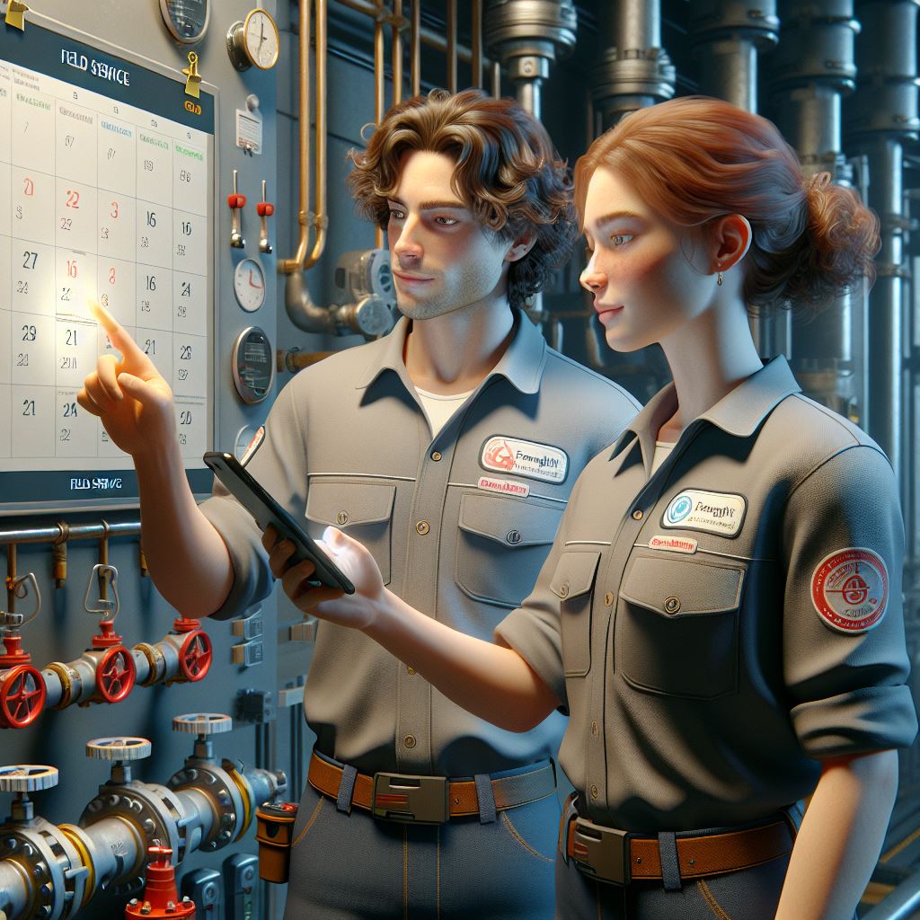 Schedule Work Orders can help with Field Service staff mobile app